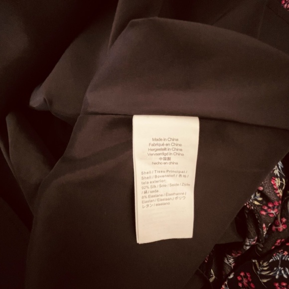 J. Crew Silk/ Elastane Floral Ruffle Strap Midi Dress - Picture 8 of 10